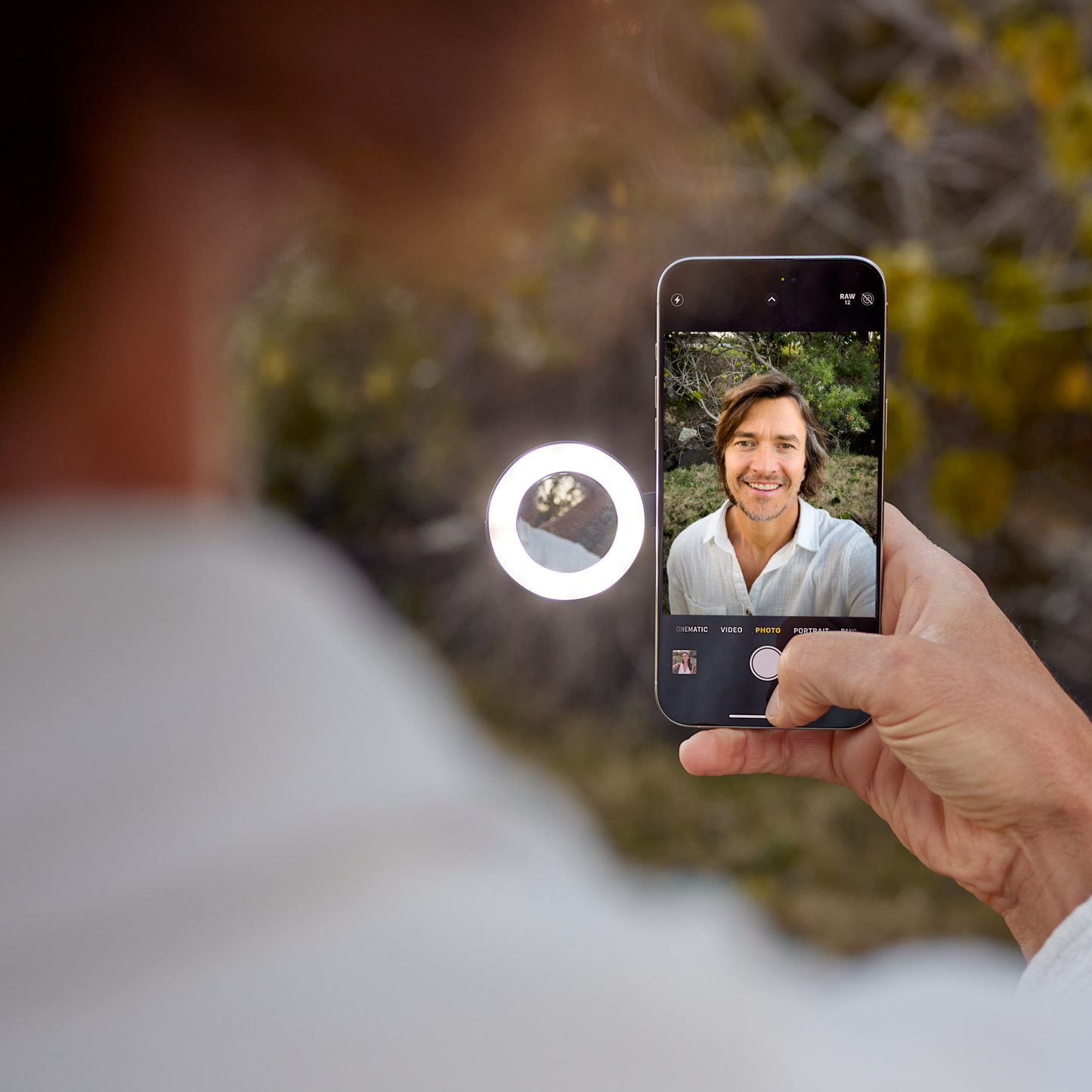 ShiftCam SnapPocket Light Ringlys til iPhone - Midnatt