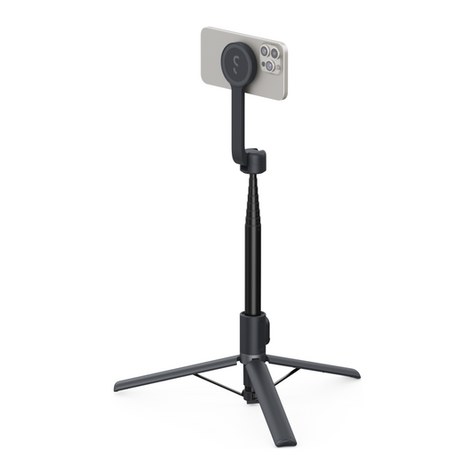 ShiftCam SnapStand Max Justerbar Tripod og Selfiestang til iPhone - Midnatt