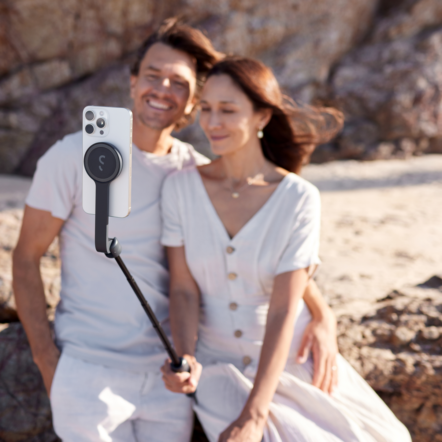 ShiftCam SnapStand Selfiestang til iPhone - Grå