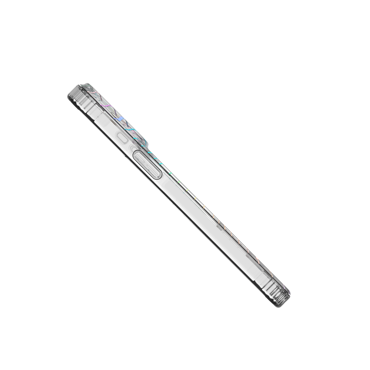 Tech21 Evo Clear Sparkle MagSafe Deksel til iPhone 15 Pro Max