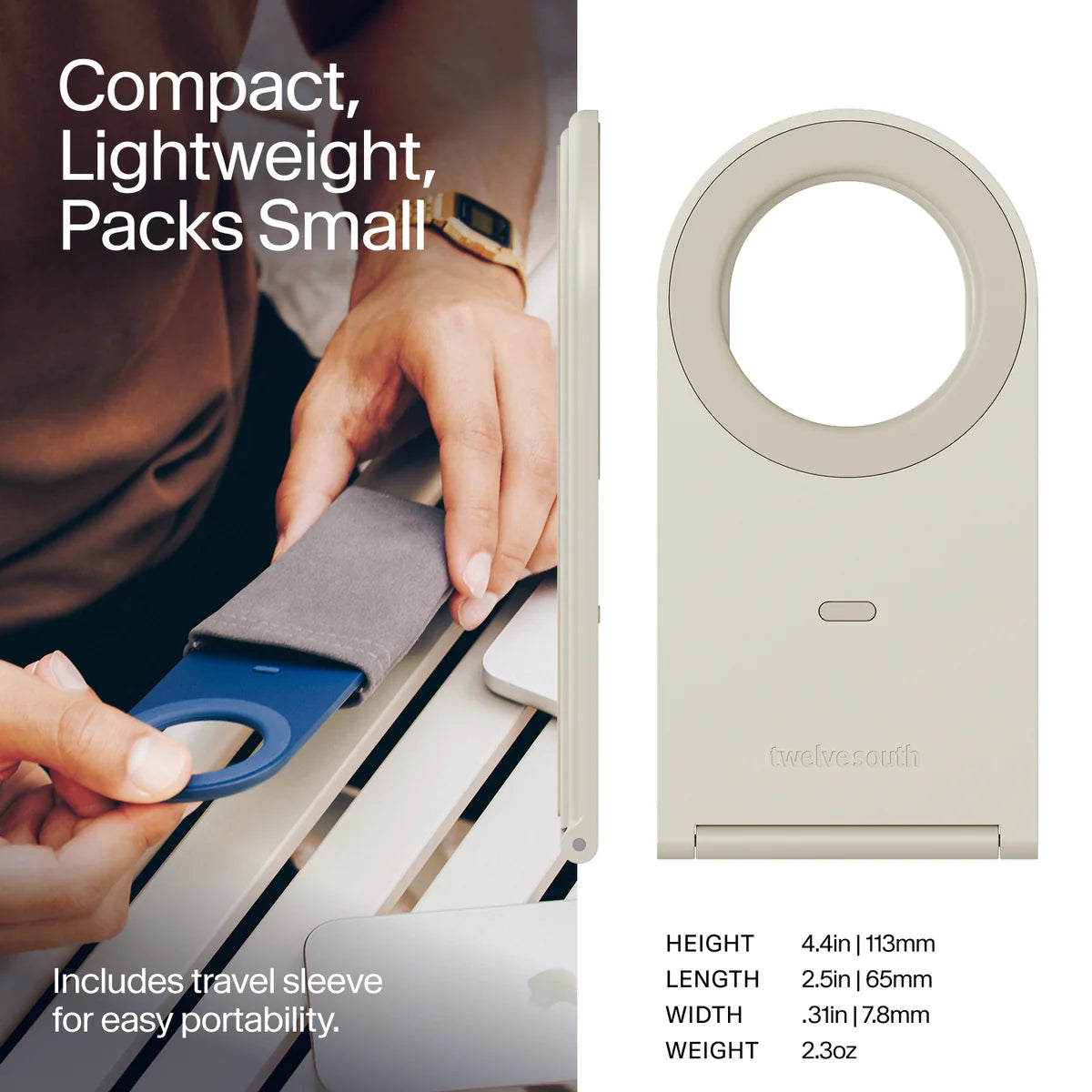Twelve South Curve Nano Stativ til iPhone - Coastal Blue