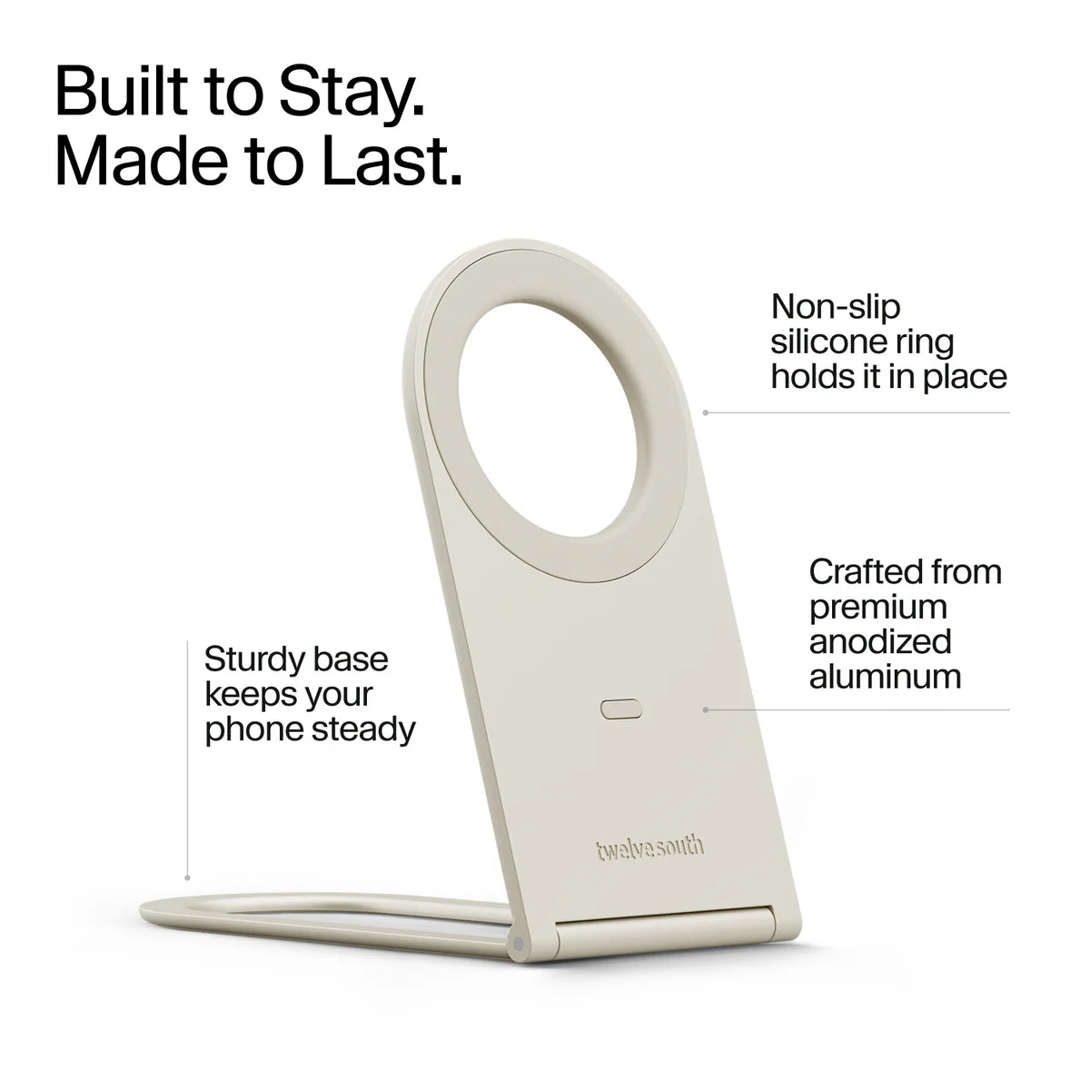 Twelve South Curve Nano Stativ til iPhone - Slate