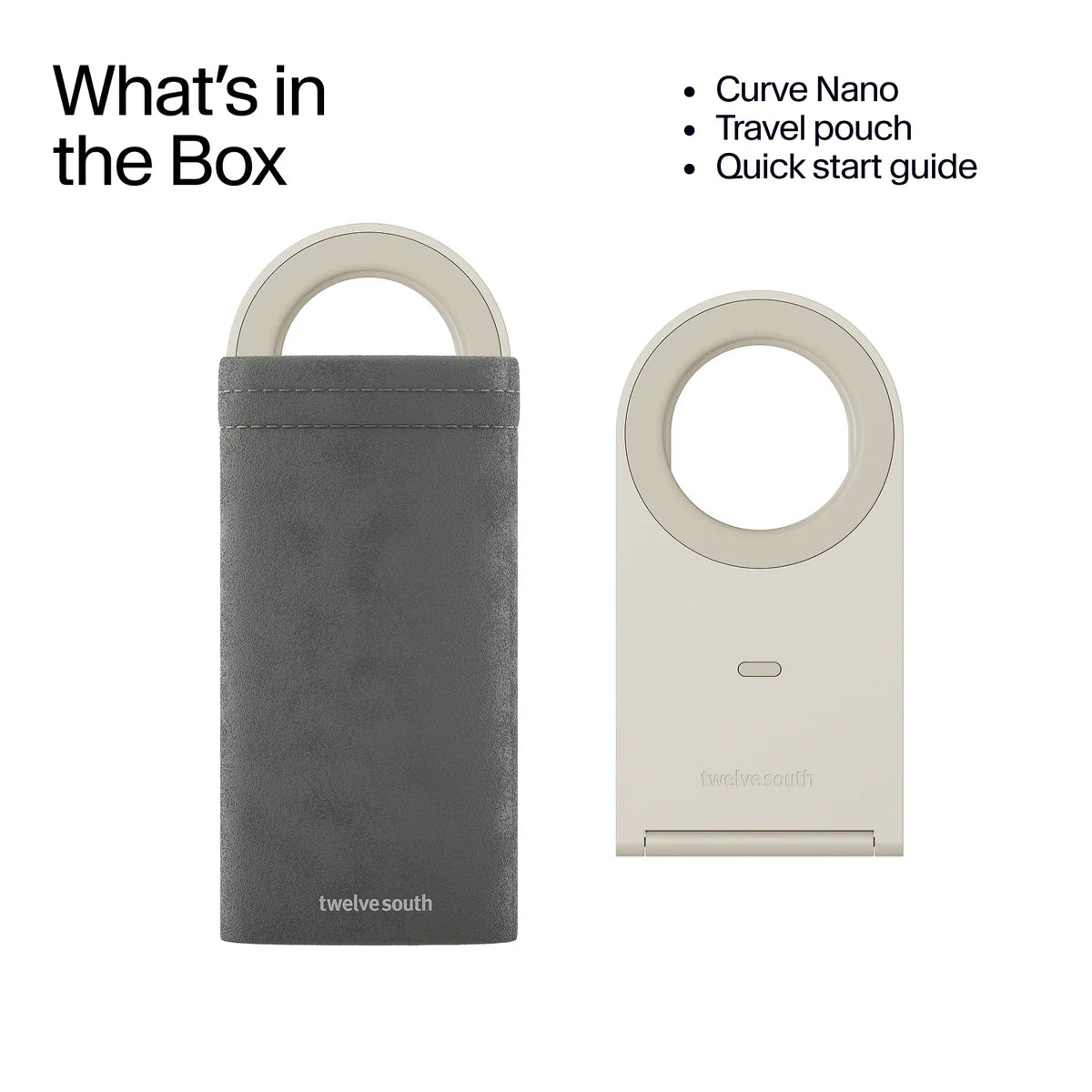 Twelve South Curve Nano Stativ til iPhone - Dune