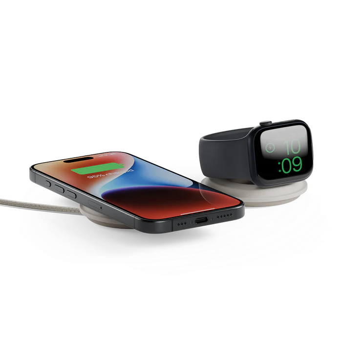 Native Union Voyage 2-in-1 Trådløs Lader - Sandstone