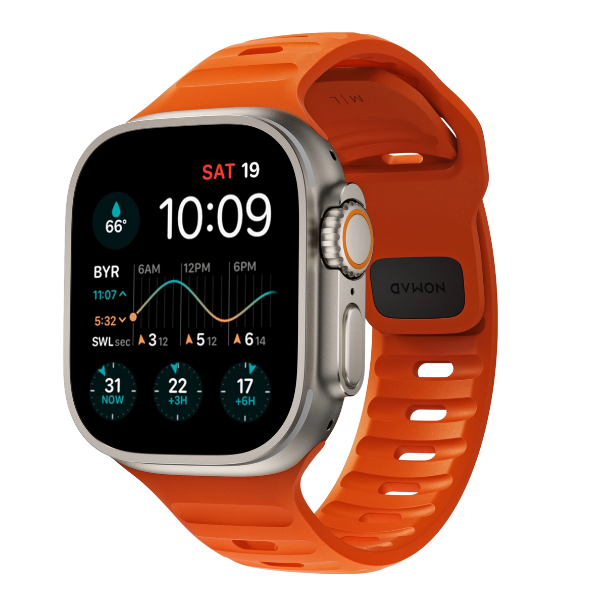 Nomad 49/46 mm Sport Band reim - Ultra Orange