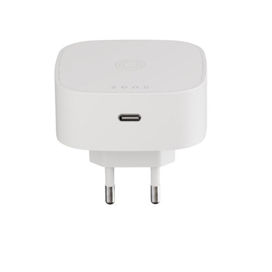 Zens 15W Qi Trådløs Vegglader - Hvit
