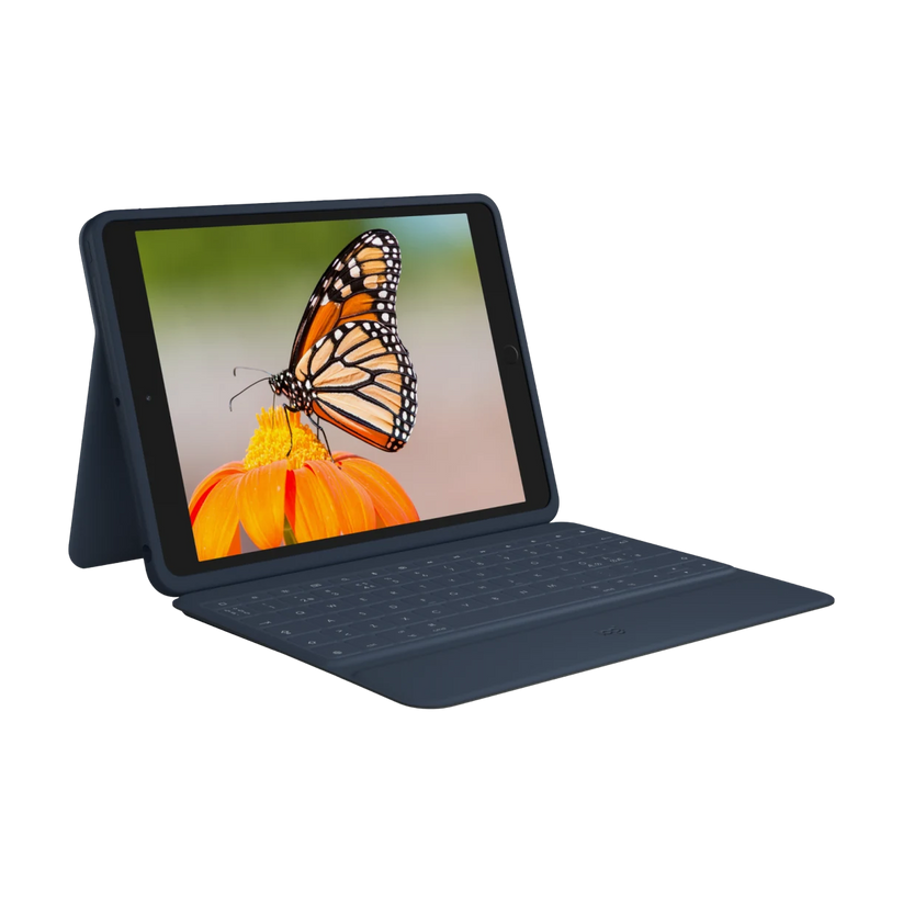 Logitech Rugged Combo 3 tastatur til iPad 10,2-tommer i blått