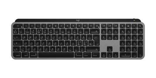 Logitech MX Keys S Tastatur for Mac - Sølvgrå
