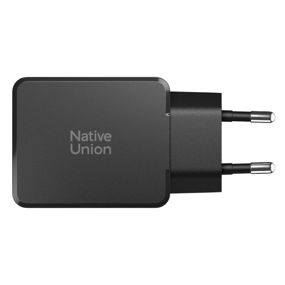 Native Union 65W 2-ports GaN Hurtiglader - Svart