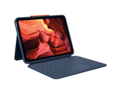Logitech Rugged Combo 4 Touch Tastatur til iPad A16 / (10. gen.) - Blå