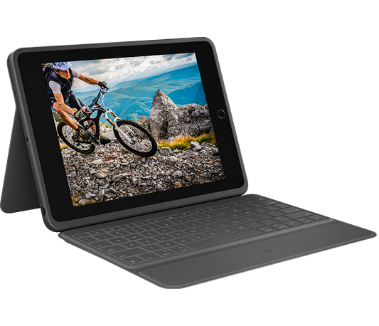 Logitech Rugged Folio Tastatur til iPad 10,2"