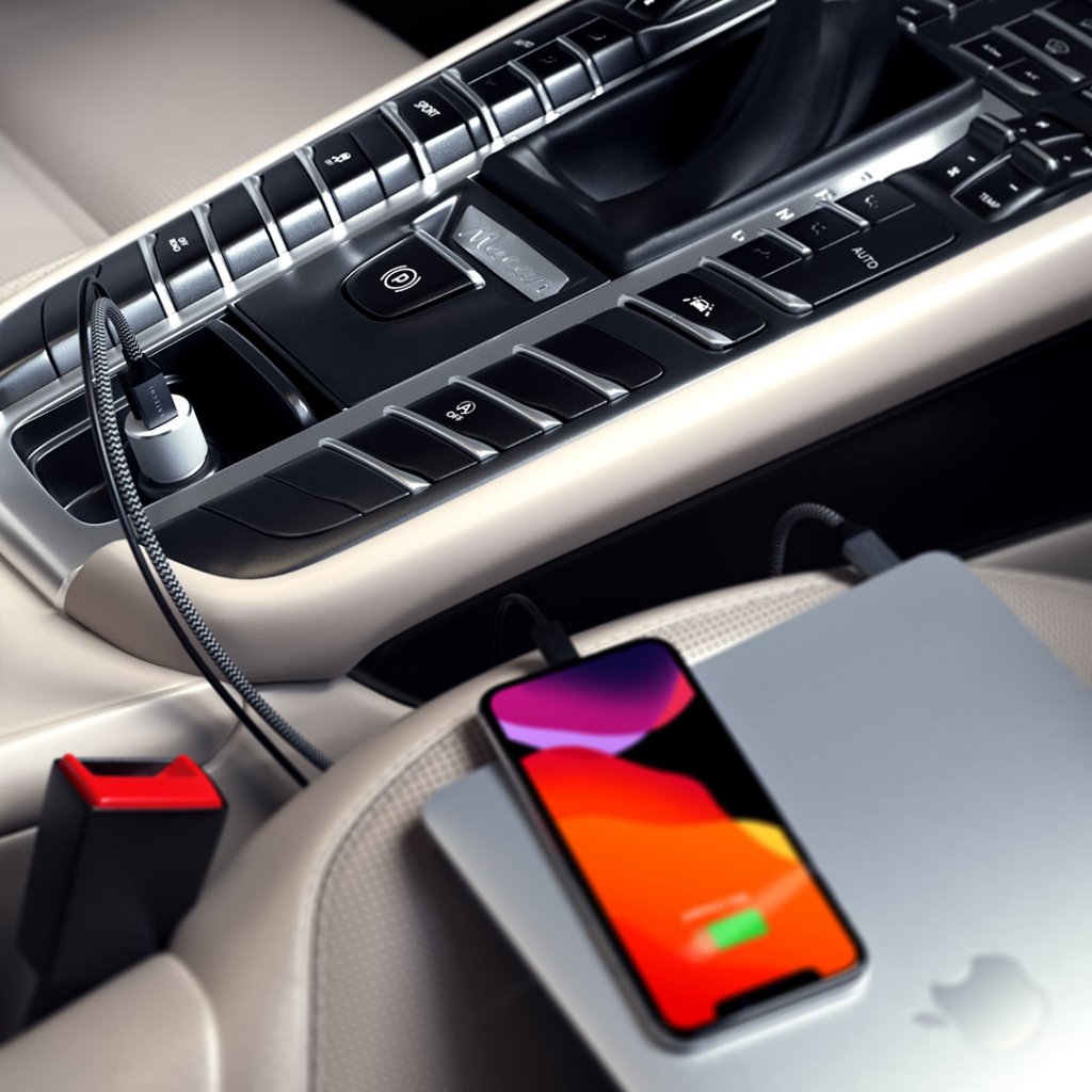 Satechi 72W USB-C + USB-A billader -  Stellargrå