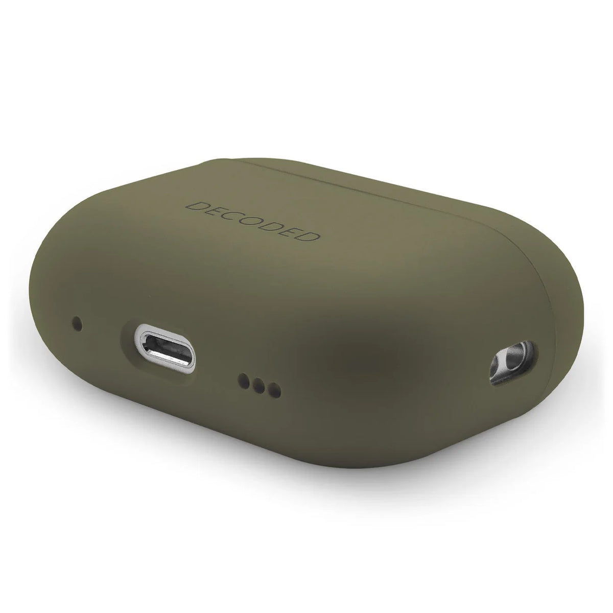 Decoded AirCase Silikondeksel til AirPods Pro (1. og 2. gen.) - Olive