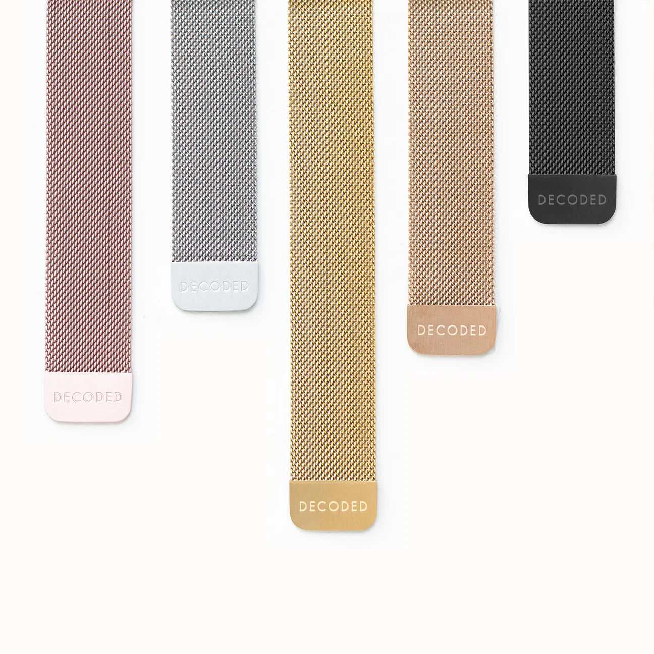 Decoded 42/41 mm Milan strap - Matte Gold