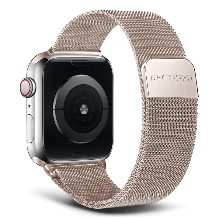 Decoded 42/41 mm Milan strap - Matte Gold