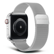 Decoded 42/41 mm Milan strap - Sølv
