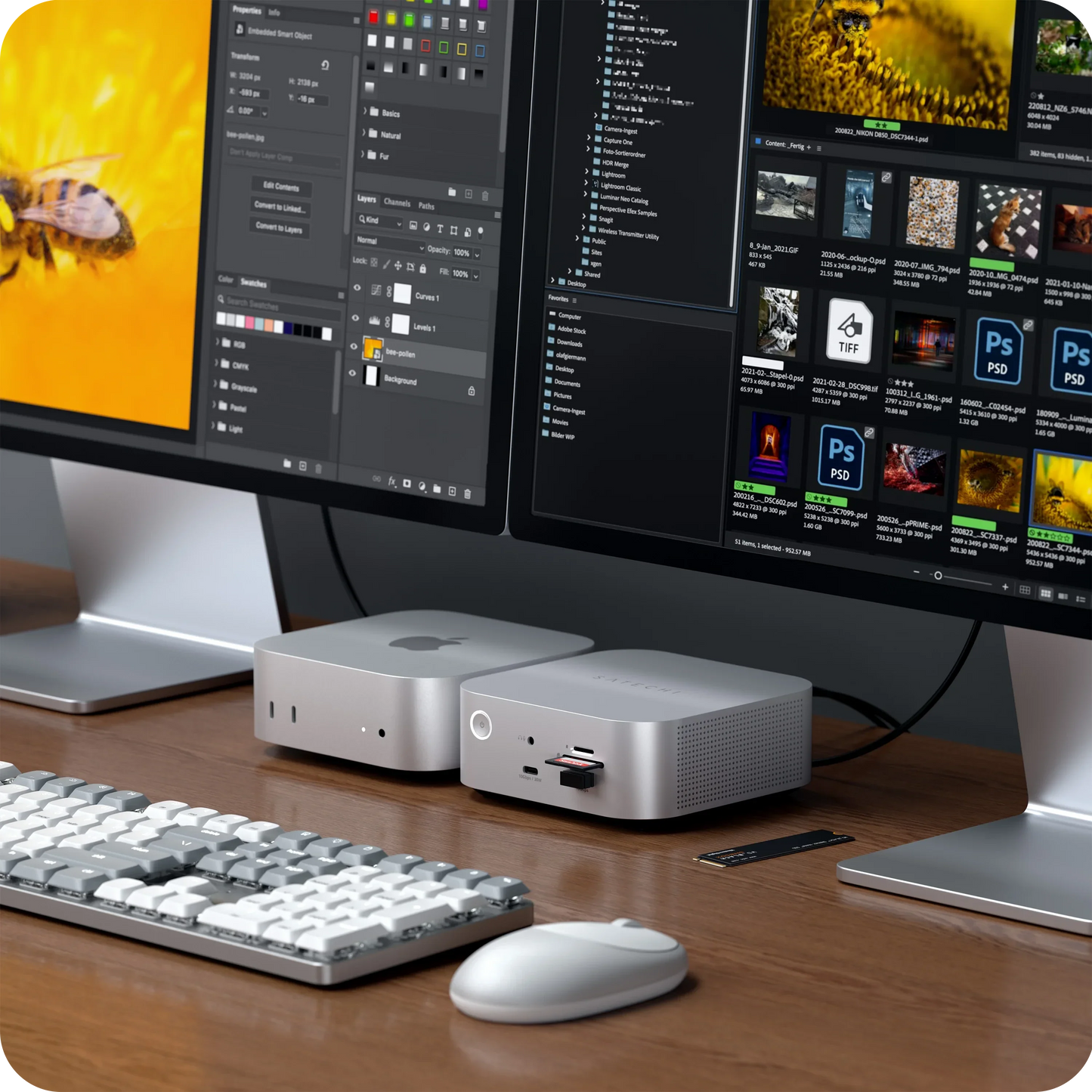 Satechi Thunderbolt 5 CubeDock Dockingstasjon