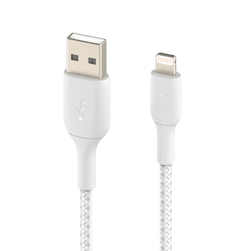 Belkin 2m USB-A til Lightning ladekabel - Hvit